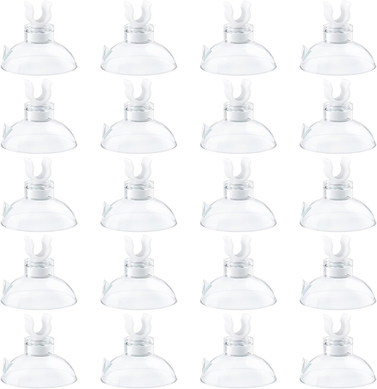 Durable aquarium suction clips designed for secure fish tank aeration management.