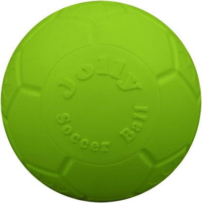 Side profile of Jolly Pets large dog soccer ball