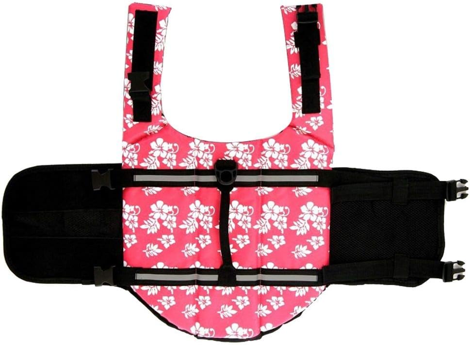 ChezAbbey adjustable dog life vest side profile view