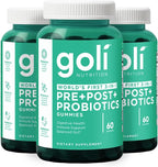 Goli Pre Pro Postbiotic Gummies - Worlds First 3-in-1 Formula with DE111 Probiotics, XOS Prebiotics, MCC1849 Postbiotics - Vegan, Non-GMO, Gluten-Free - Image 12
