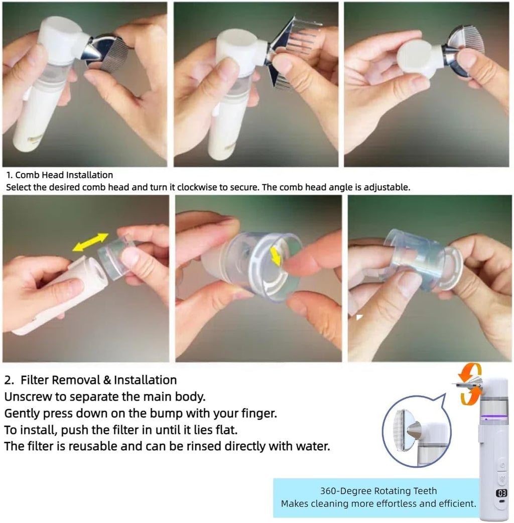 Full packaging of Velytycheon premium imported electronic pet comb