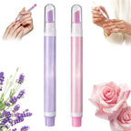 Sassytip ceramic cuticle pusher and oil pen front view