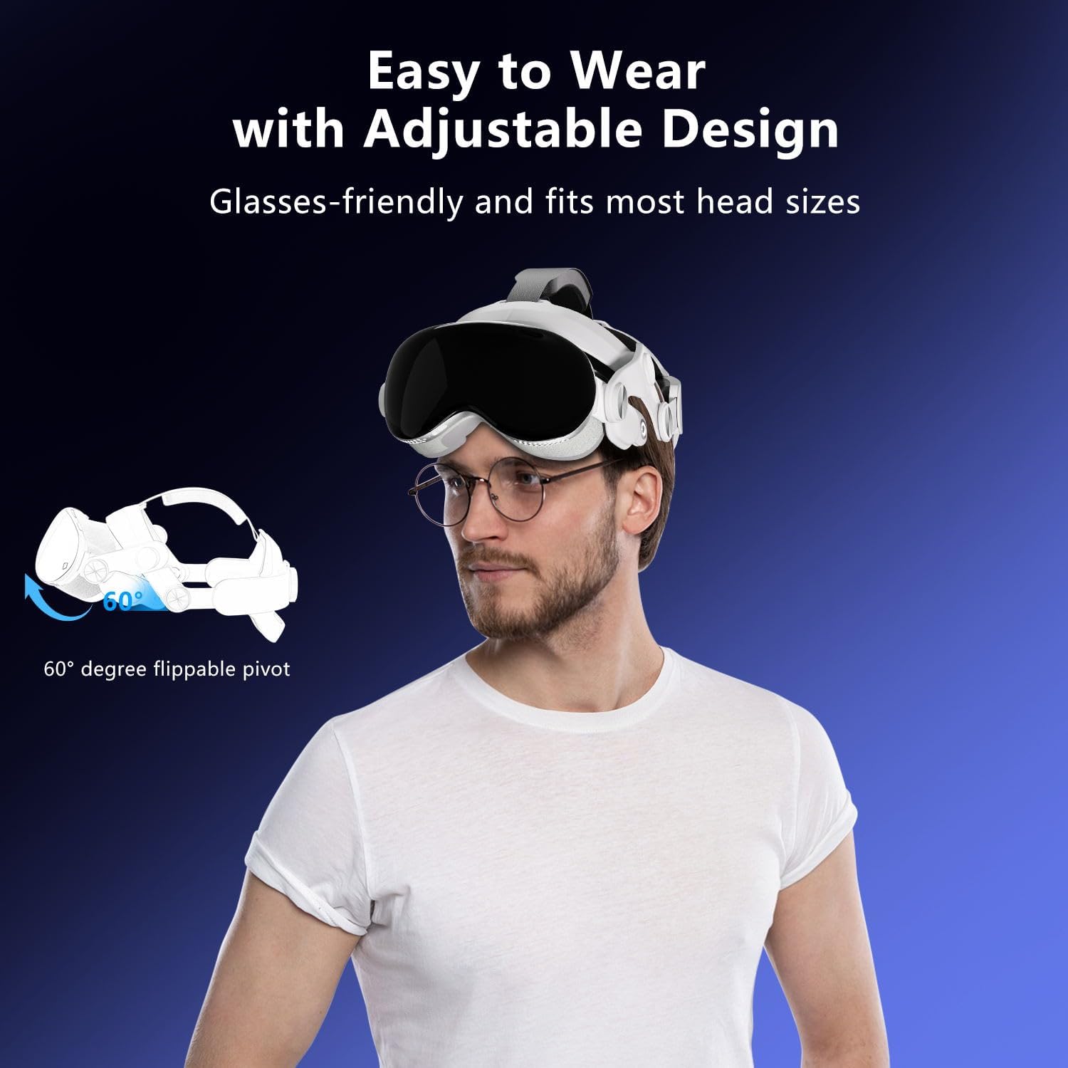 Eslick weight reducing VR accessory illustrating the durable ABS leather construction.