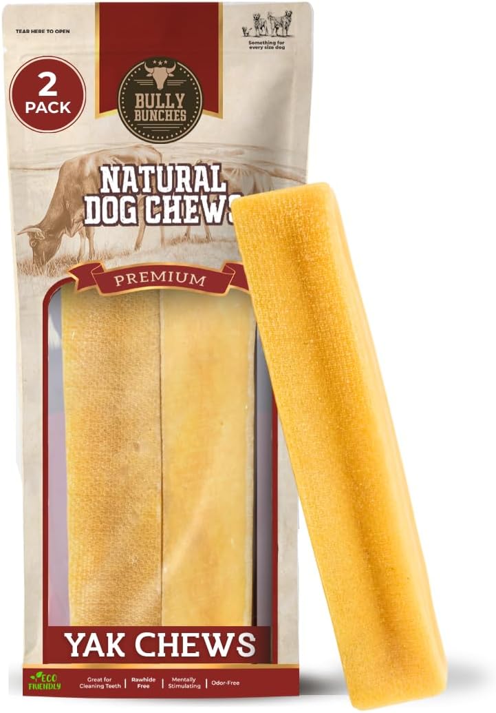 Bully Bunches Mega Authentic Yak Cheese Himalayan Chews for Giant Dogs & Super Aggressive Chewers - All Natural Dog Treat Dental Chews, Made with Real Yak Milk - Lactose & Rawhide Free (2 PK) - Image 11