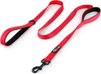 Primal Pet Gear Dog Leash 6ft Long,Traffic Padded Two Handle,Heavy Duty,Reflective Double Handles Lead for Control Safety Training,Leashes for Large Dogs or Medium Dogs,Dual Handles Leads(Black) - Image 11