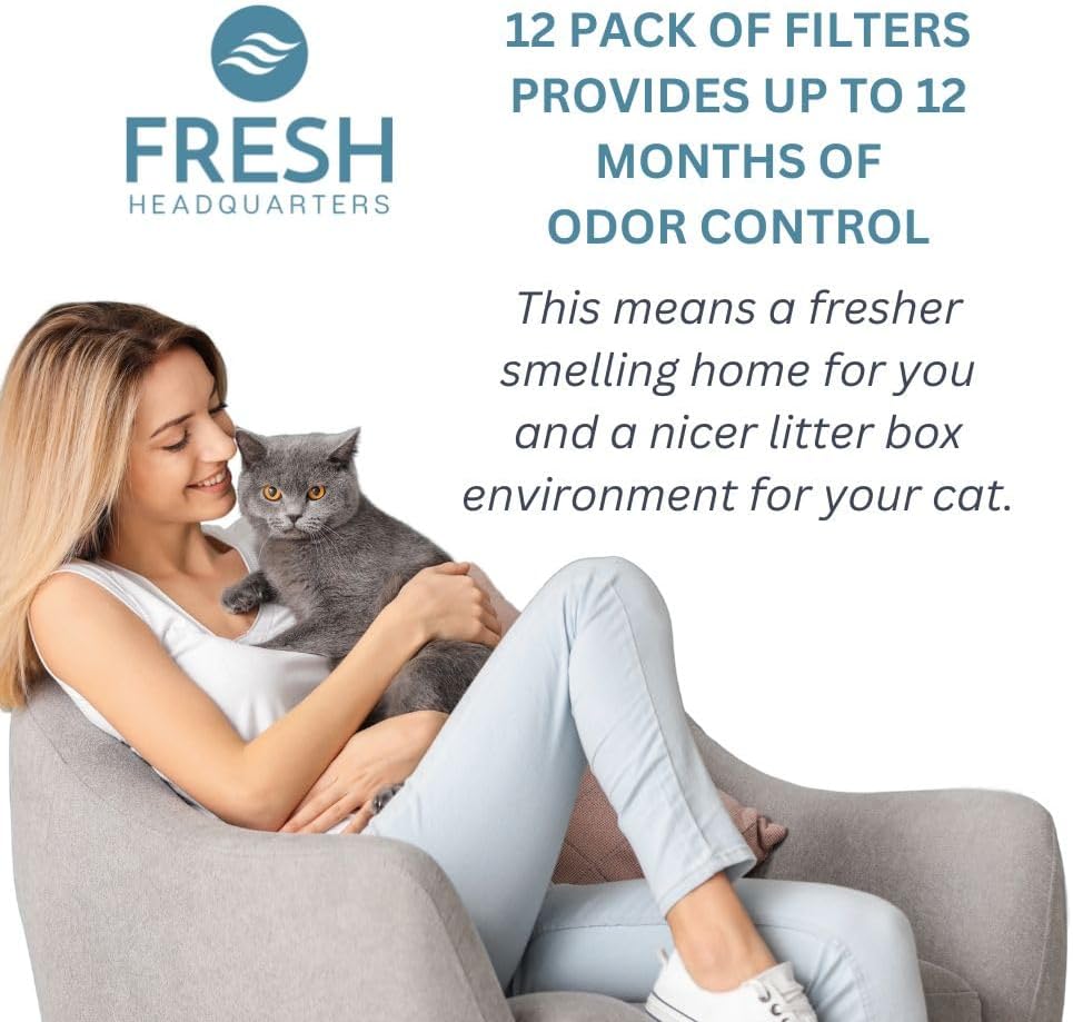 Cat using Petmate Booda Dome with replacement filter installed