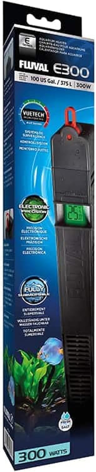 Fluval E300 Advanced Electronic Aquarium Heater front view