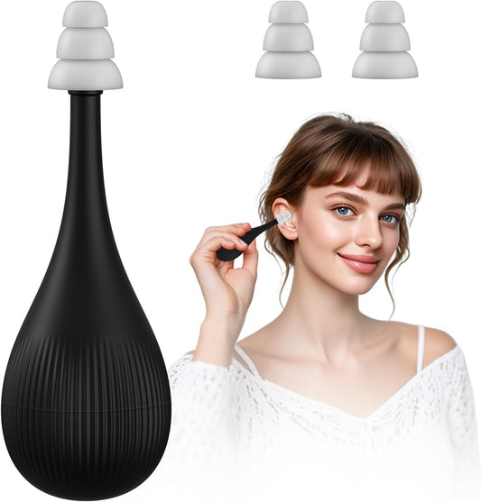 Worochi ear pressure relief device black front view