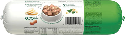 Freshpet healthy natural dog food chicken and spinach roll