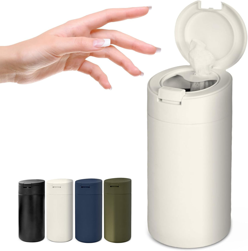 Gosnold Home and Garden extra large cream wet wipes dispenser front view