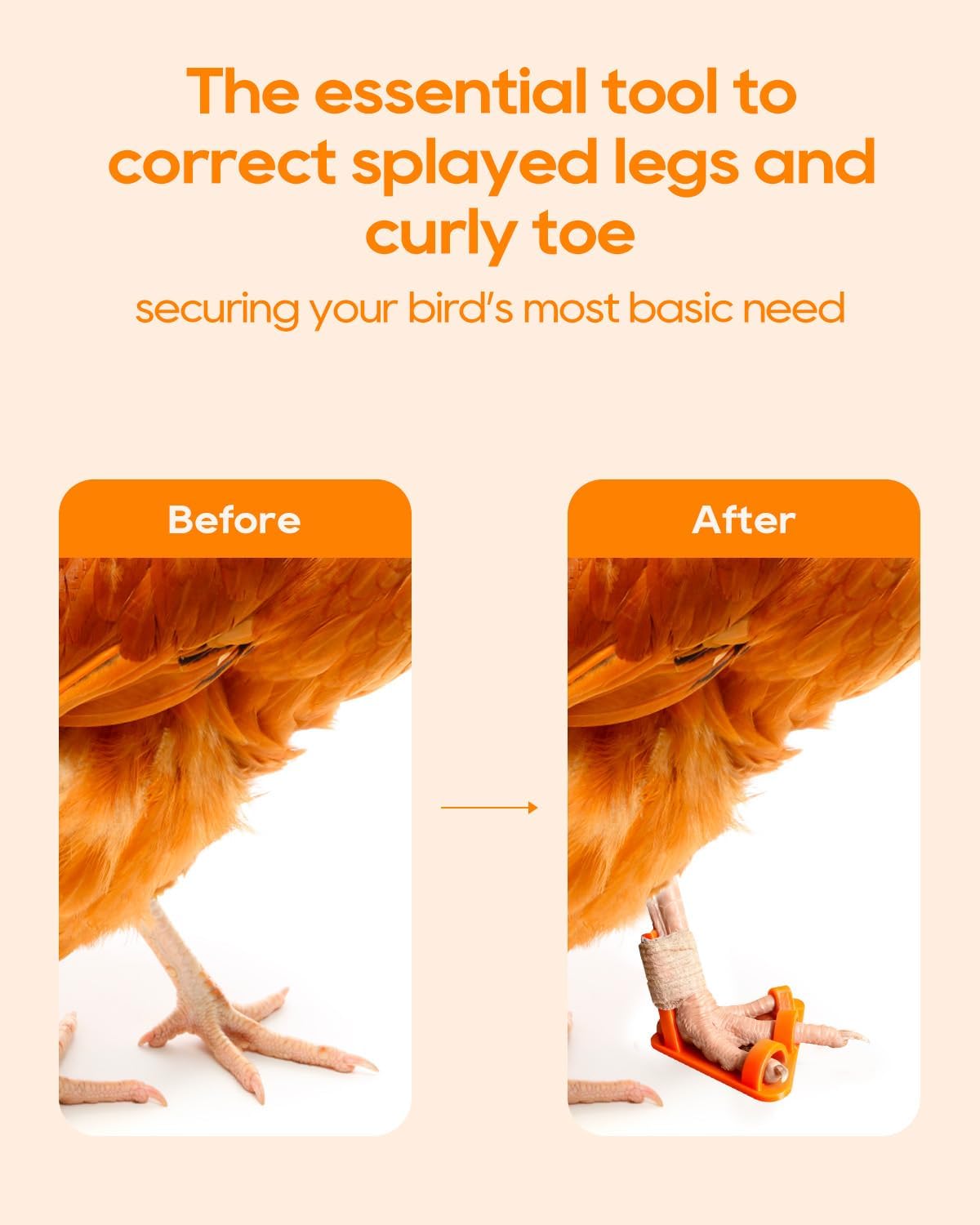 DHOEM chicken leg recovery kit with vet wrap tape