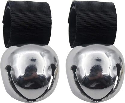 SCENEREAL Large Dog Collar Bells front view extra loud pet tracking bell