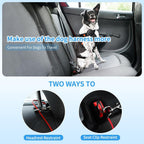Close up of Mi Metty chew proof wire dog tether clips