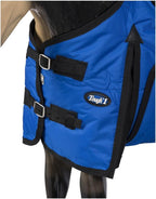 Tough 1 600D mini horse blanket side profile showing belly wrap