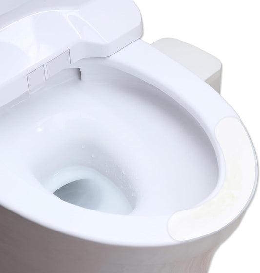 JuGeoZhi Toilet Splash Guard front view showing the 7 pieces pack of disposable pee guard pads.