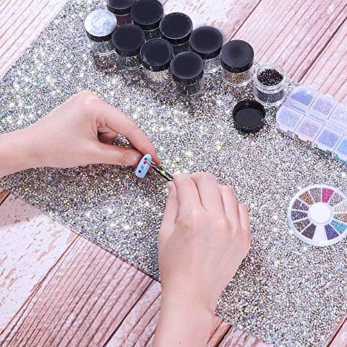 Ebanku foldable nail art mat showing shimmering surface