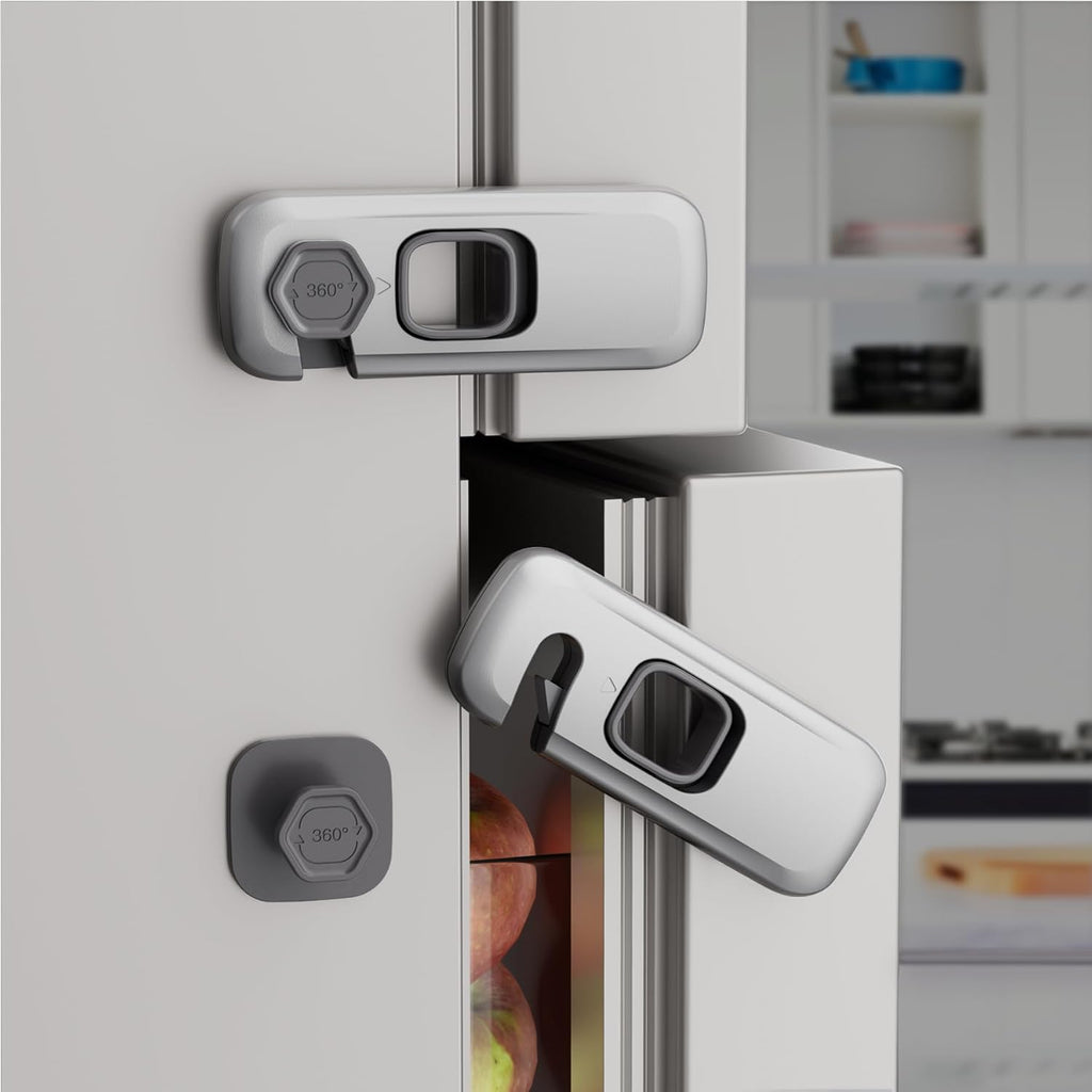 Kizzhisi child proof refrigerator lock pack of 5 front view