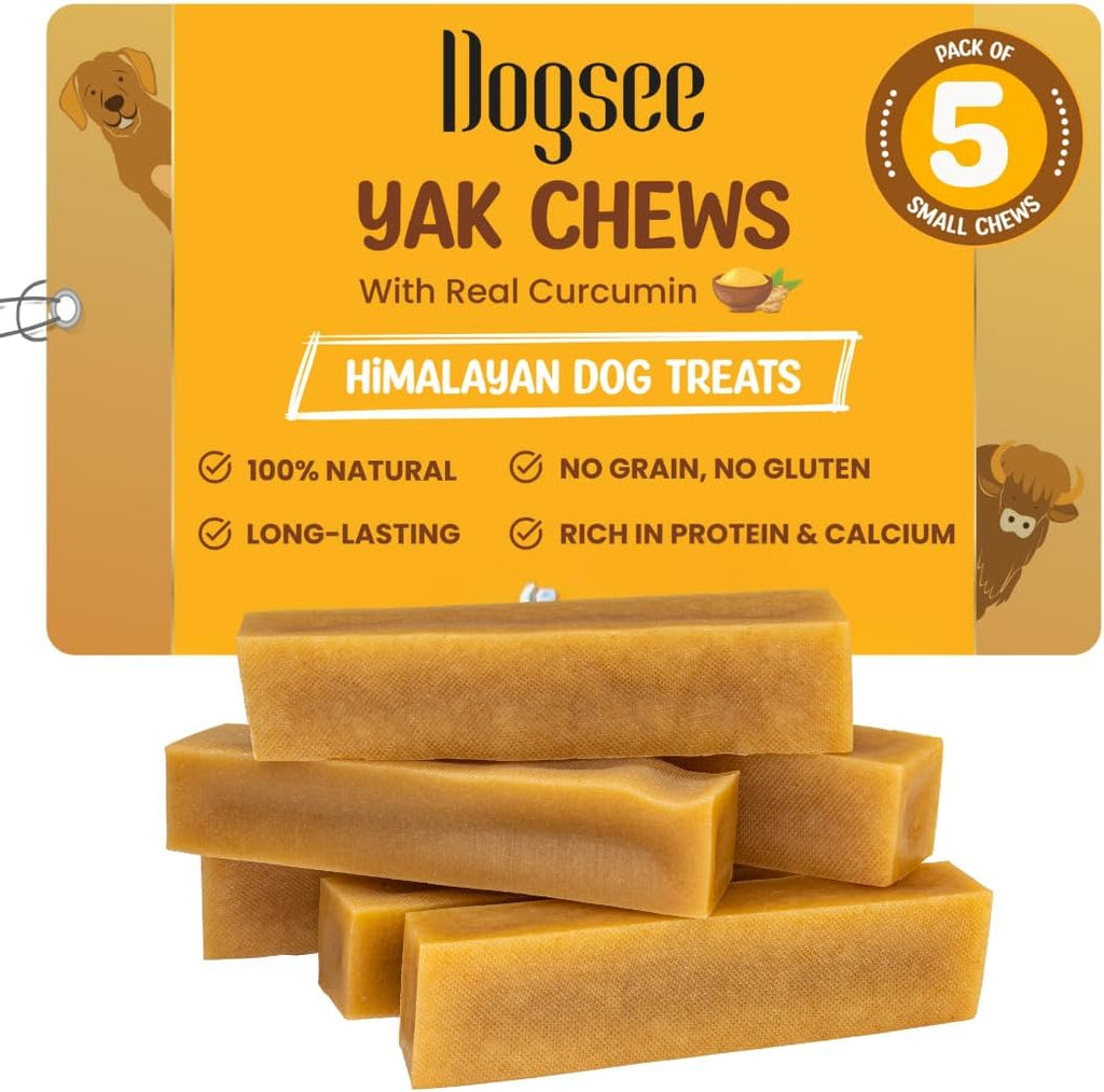 Dogsee Himalayan Yak Cheese Chews with Turmeric 2lb (Medium -12 Pack) 60% Protein Long-Lasting Natural Treats for Dogs Anti-Inflammatory Odorless & Helps with Teeth Cleaning - Image 11