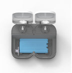 Cat Mate C200 two meal feeder with lid link clip installed