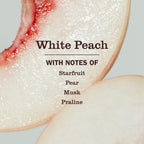 8 ounce feline deodorizer spray by Mrs. Meyers White Peach scent