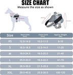 Bolux dog harness top handle and leash attachment