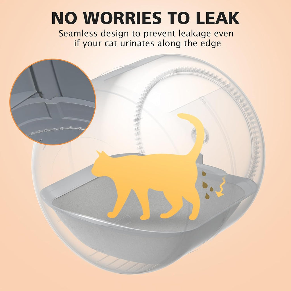 Installing the Cumrige M2 leak proof grey pet litter pad into the automatic machine cylinder.