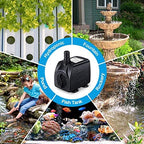 CWKJTOP 900LPH water pump packaging and accessories