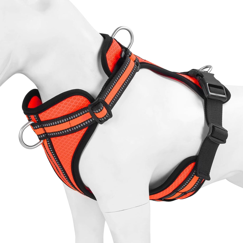 Wisedog Dog Harness Medium Sized, Pet Vest with Front Clip, Adjustable Puppy Harness with 3 Fast Release Buckles[Easy to Put on & Take Off] (Pink, XS) - Image 10