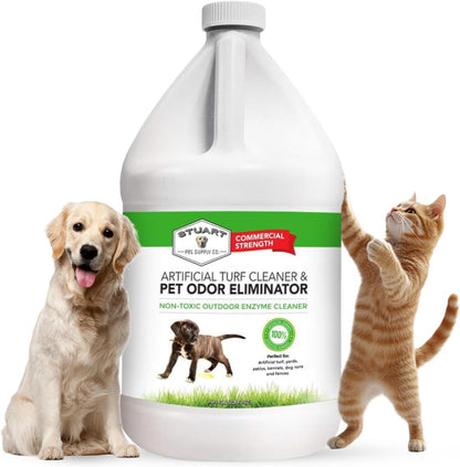 Stuart Pet Supply Co Artificial Turf Cleaner front view one gallon jug for outdoor yard odor removal