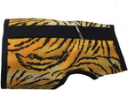 Kitty Holster cat harness folded to demonstrate lightweight and flexible construction.