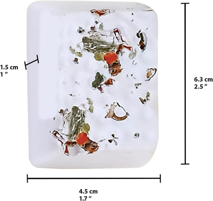 Hari bird care mineral block with vegetables showing complete packaging and ingredients panel