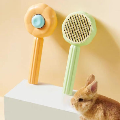 Rabbit Grooming Brush Hair Cleaner Comb for Removing Loose Hair Massage Capable, Washable Suitable for Rabbits, Kittens, and Puppies - Image 9