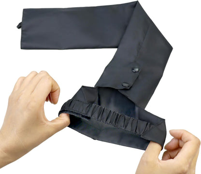 Adjustable strap detail on Pranovo cat tail medical sleeve