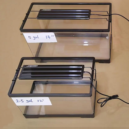 Side profile of Aquaneat slim aquarium LED lighting fixture
