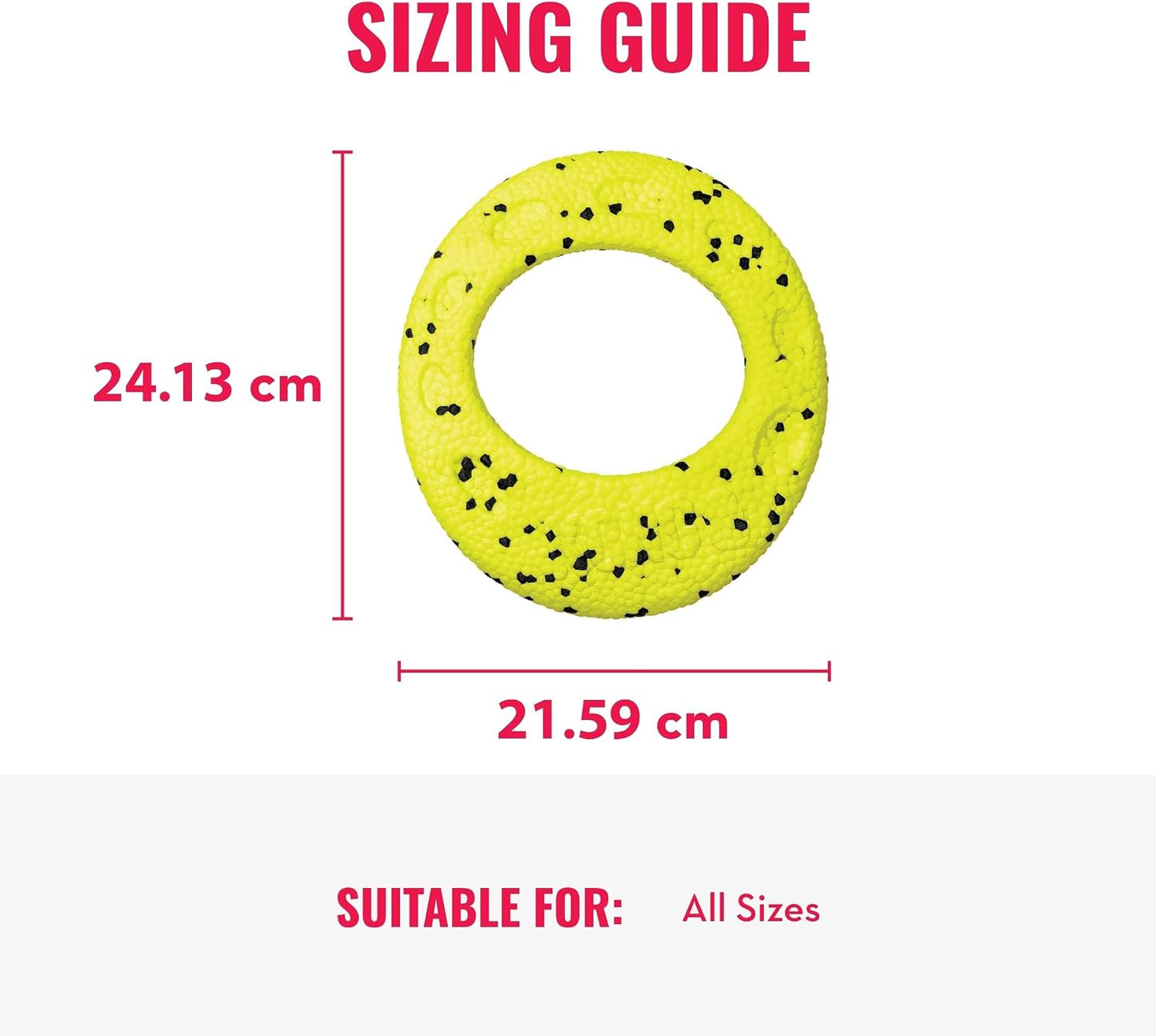 Side profile of flexible KONG Reflex Flyer
