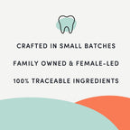 Crumps' Naturals dental sticks pack with 1 billion CFU label