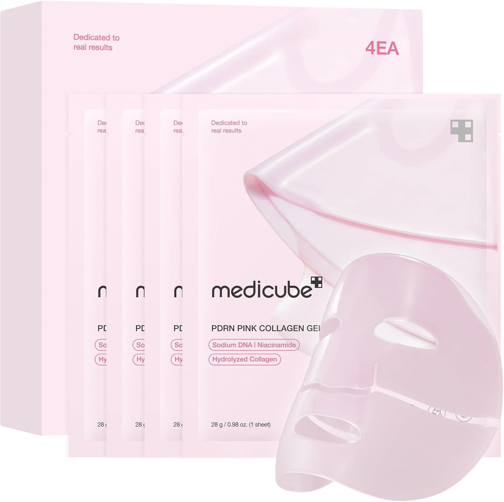 Medicube Salmon DNA PDRN Pink Collagen Jelly Gel Mask front box view