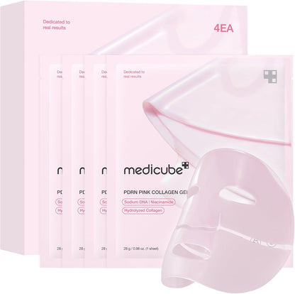 Medicube Salmon DNA PDRN Pink Collagen Mask front packaging overview