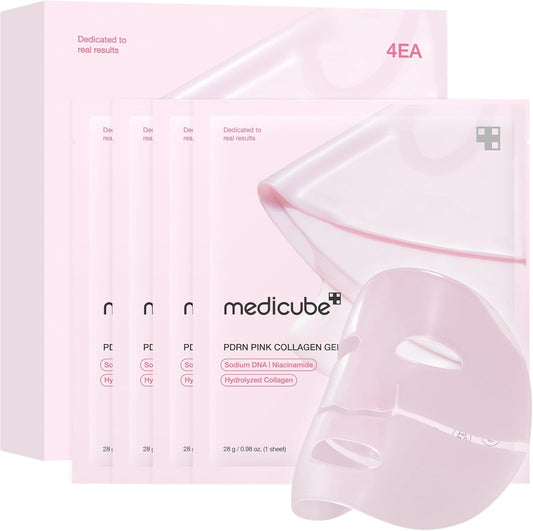 Medicube Salmon DNA PDRN Pink Collagen Mask front packaging overview