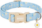 Medium Dog Collars for Male Dogs, Boy Dog Collars with Dinosaur PatternAdjustable Cotton Green Collar for Puppy DogIdeal, Daily Photos & Pet Fashion Accessory - Image 12