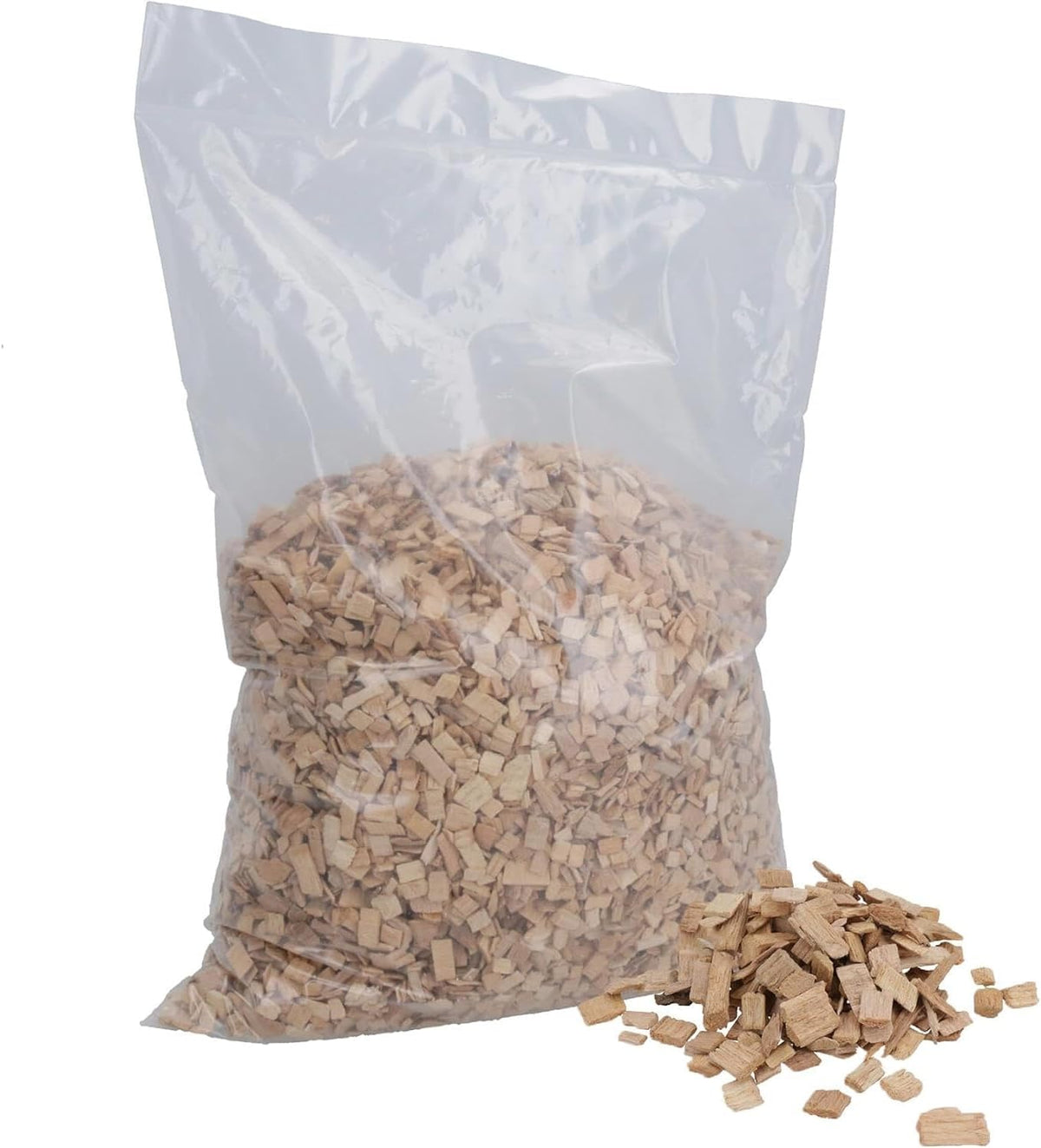 Comparison of coarse beech chips size for bird cage substrate