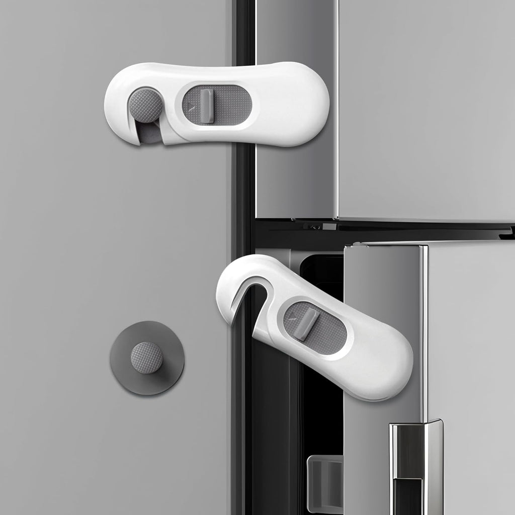 NiceTCU 5-Pack Child Proof Refrigerator Lock front view