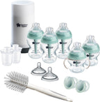 Tommee Tippee Advanced Anti-Colic 14 piece newborn feeding bottle set with travel warmer