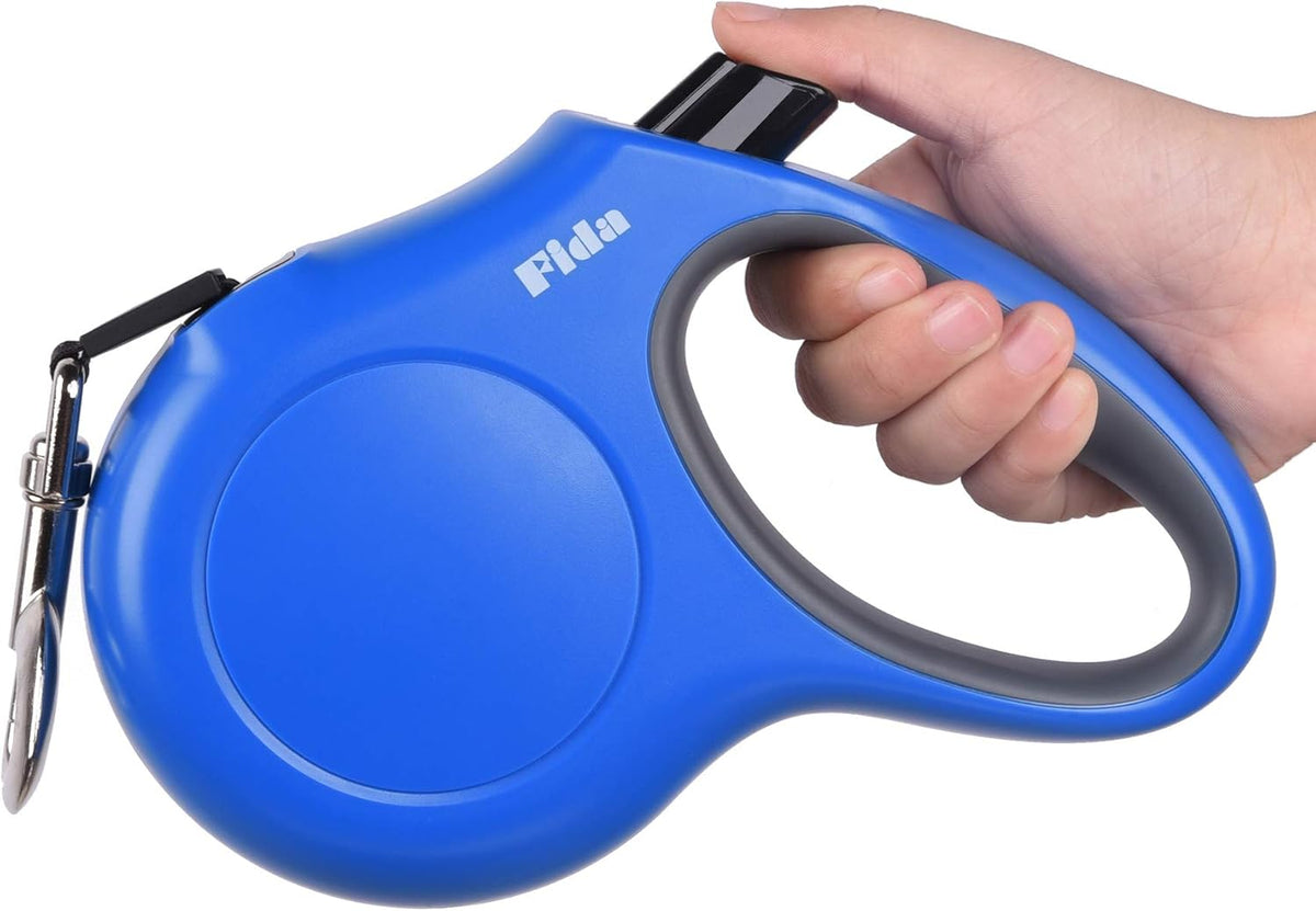Fida black retractable dog leash for small breeds