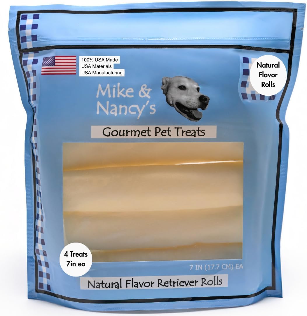 Gourmet pet treats natural flavor digestible collagen rolls for dogs product shot