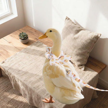 Vyloky bird diaper kit showing the tear-resistant soft cotton fabric texture close up.