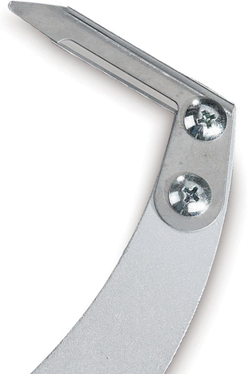 Ergonomic silver dog grooming knot splitter with protective blade cap for safe pet coat maintenance