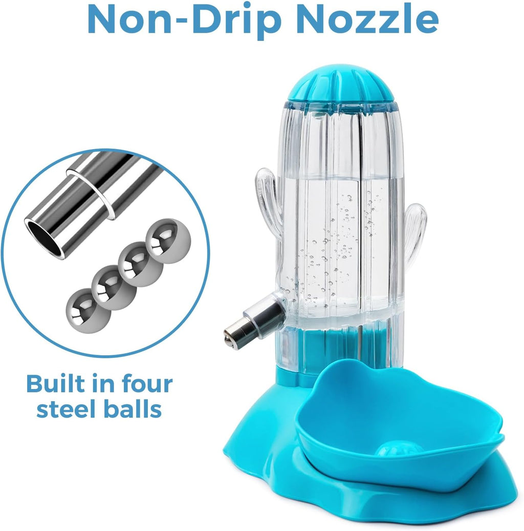 VANNON 2-in-1 Hamster Water Bottle & Food Feeder, 4.6oz/130ml Top-Fill Small Animal Cage Water Dispenser & Food Dish, BPA-Free, Anti-Leak for Hamster, Gerbil, Mouse - Image 7