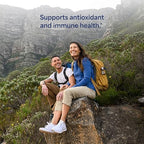 Puritan's Pride vitamin E antioxidant support capsule close up