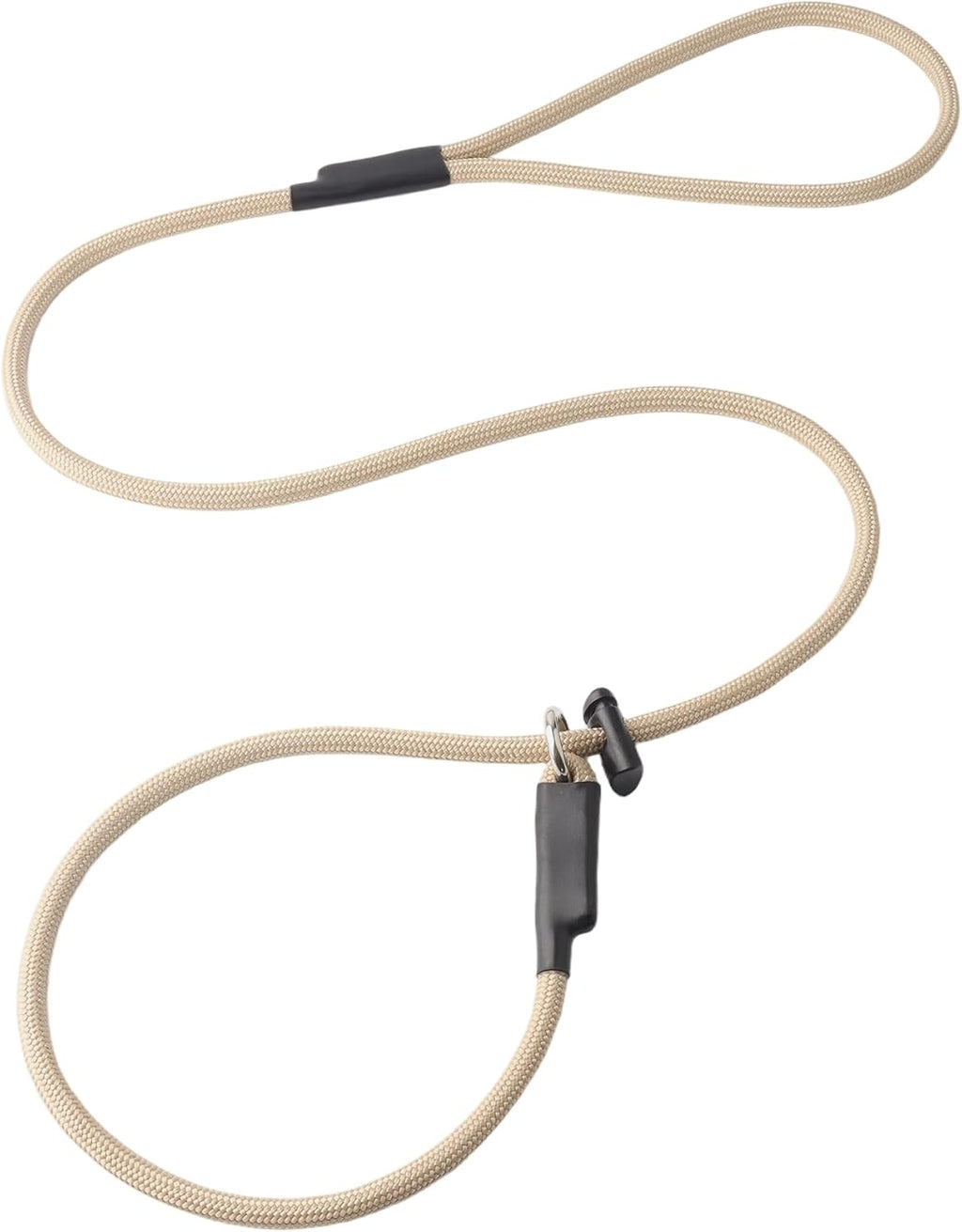 Slip Lead Dog Leash - Strong Nylon Training Rope with Spring-Loaded Adjustable Stopper - 5/16" x 4/5/6ft -No Pull Heavy Duty Leash for Small Medium Large Dogs(Black, 5 FT) - Image 12